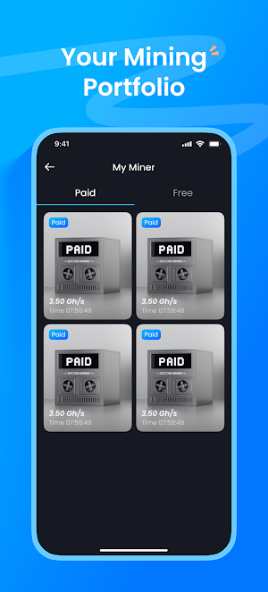 Bitcoin Miner: Eazy Mining Screenshot 2