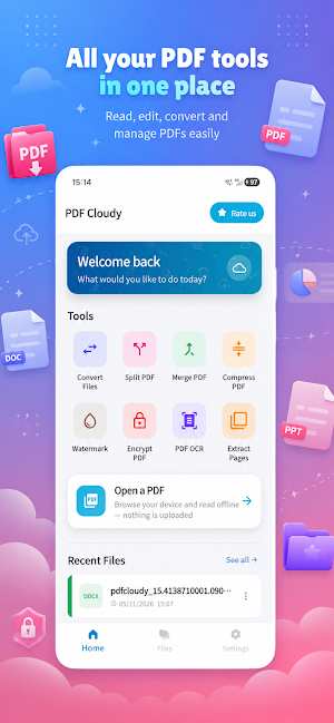 PDF Tools: PDF Viewer & Merger Screenshot 0