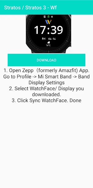 Stratos 3 - Smart Watchfaces Screenshot 1