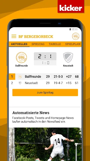 Ballfreunde Bergeborbeck Screenshot 2