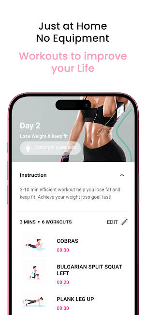 Smartfit - Home Workout Screenshot 0