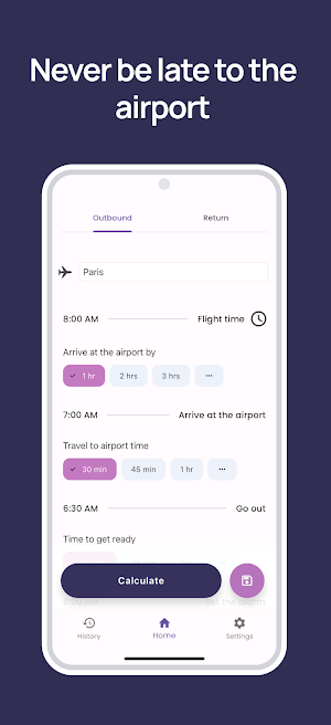 Need 2B - Travel Alarm Time Screenshot 0