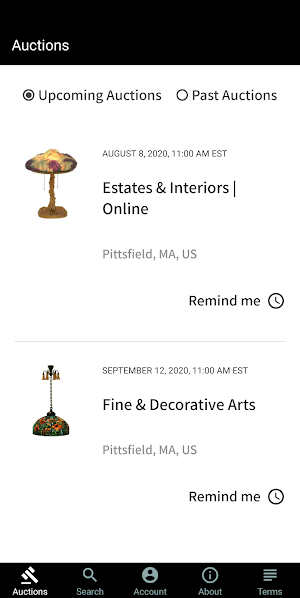 Fontaine's Auction Gallery Live Bidding Screenshot 0