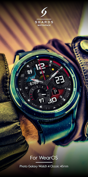 SH016 Watch Face, WearOS watch Screenshot 2