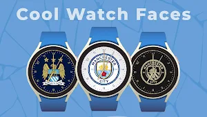 Man City Watch Face, Wallpaper Screenshot 0
