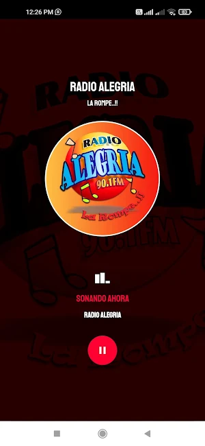 Radio Alegria Screenshot 2