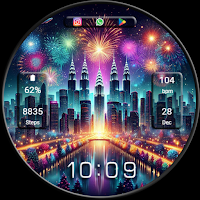Key WF102 Fireworks Watch Face
