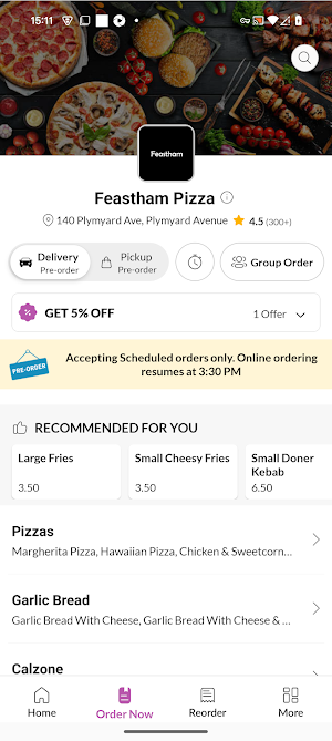Feastham Pizza Screenshot 1