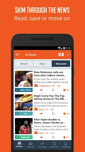 NBA and NCAA Basketball News Screenshot 2