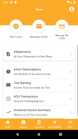 Capstone Federal Credit Union Screenshot 2