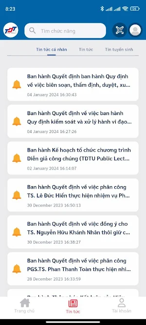 TDTU Screenshot 2