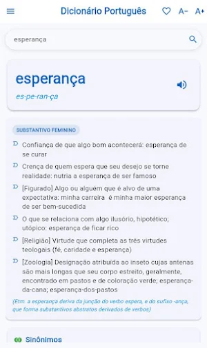Portuguese Dictionary Screenshot 0
