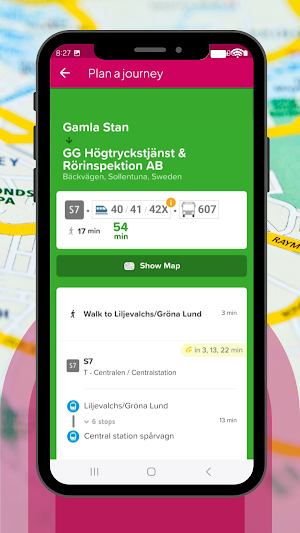 Stockholm Subway Map 2024 Screenshot 3