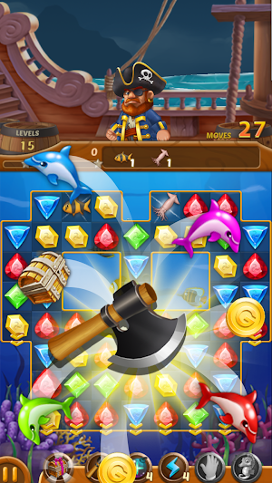 Jewels Ocean: Match3 Puzzle Adventure Screenshot 3