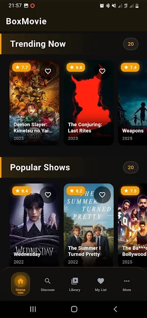 BoxMovie - Watch HD movies Screenshot 1