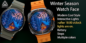 Winter Season Watch Face Screenshot 0