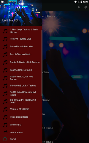 Techno Radios Live Screenshot 1
