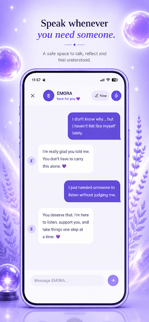 EMORA: Emotional Wellness Screenshot 3