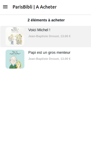 ParisBibli Screenshot 2
