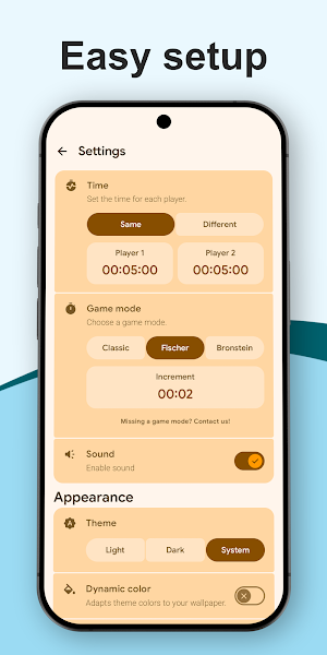 Chess Clock - Fischer Screenshot 3