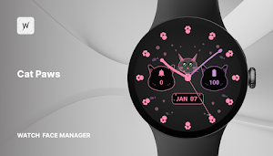 Cat Paws - watch face Screenshot 0