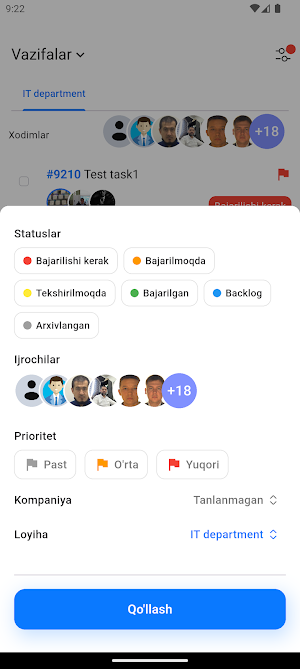 Hisobot.com Screenshot 1