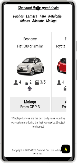 Summit Car Hire Screenshot 3