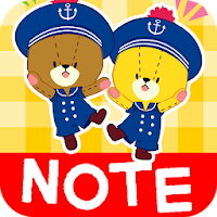 Memo pad TINY TWIN BEARS notes