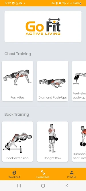 fitness exercice Screenshot 3