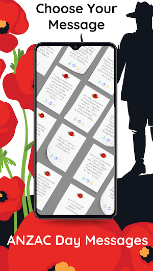 Anzac Day Messages Screenshot 2