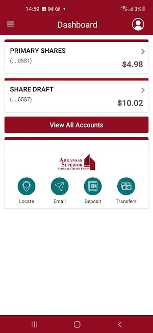 Arkansas Superior FCU Screenshot 3