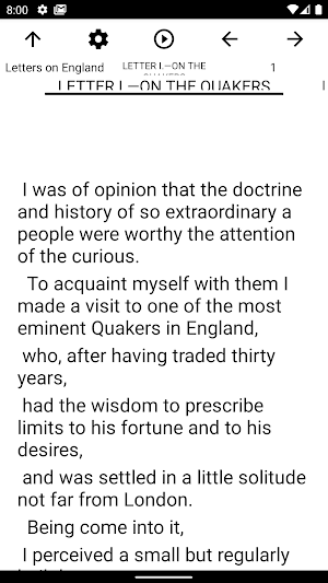 Book, Letters on England Screenshot 1