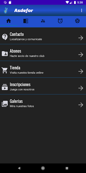 Asociacion Deporte Formativo Screenshot 0