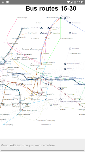 BANGKOK BUS MAP Screenshot 2