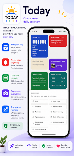 Today – Daily Assistant Screenshot 2