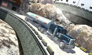 Oil Tanker Truck Driving Simulator: Hill Transport Screenshot 3