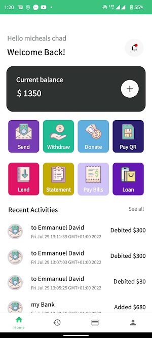 Helene Mobile Payment Screenshot 1