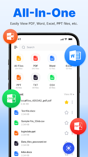 Docx Reader: Word Office App Screenshot 0
