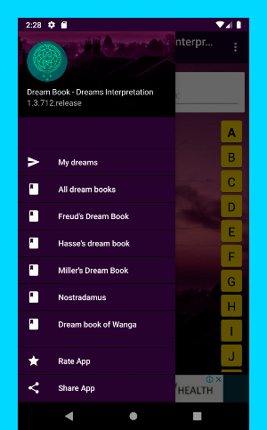 Dreams Dictionary Free Screenshot 0