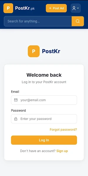 PostKr: Buy & Sell in Pakistan Screenshot 0