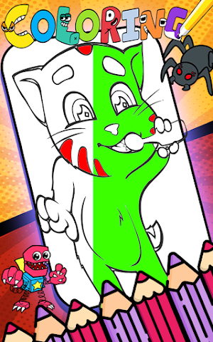 Talking Juan Scary coloring Screenshot 0