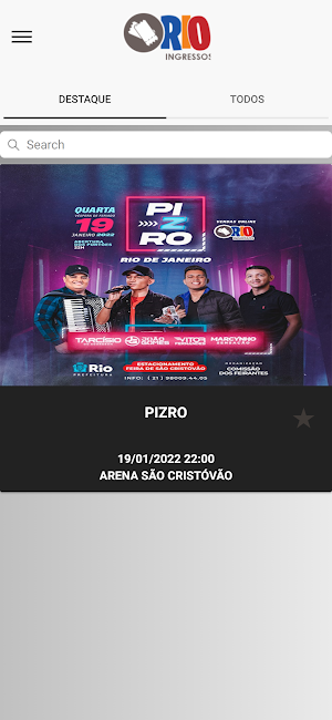 Rio Ingressos Screenshot 0