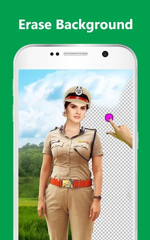 Women Police Suit Photo Editor Screenshot 2