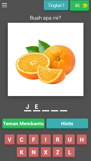 Tebak Nama Buah Screenshot 0