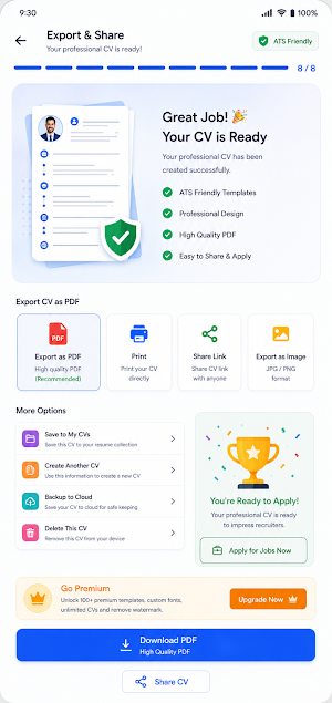 CV Maker - Resume Builder app Screenshot 2