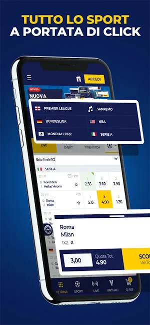 Scommesse Sportive Matchpoint Screenshot 0