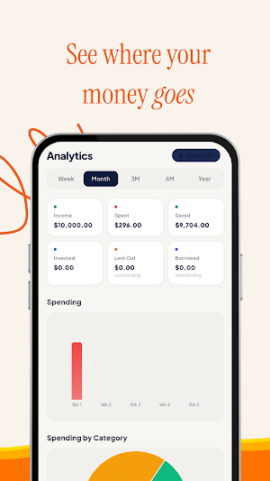Money Pi - Minimalist Tracker Screenshot 2