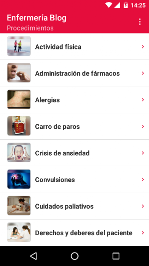 Enfermería Blog Screenshot 3