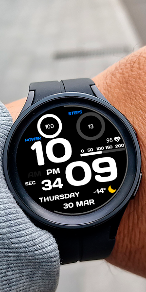 Digital VANDAL Watch face Screenshot 0