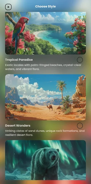 AI Nature Wallpaper App Screenshot 3